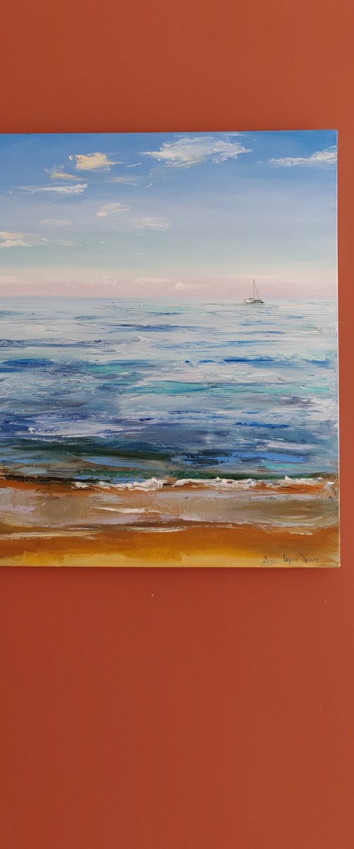 Calm sea by Leyla Demir