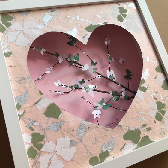 Cherry Blossom Heart (Soft Pink)