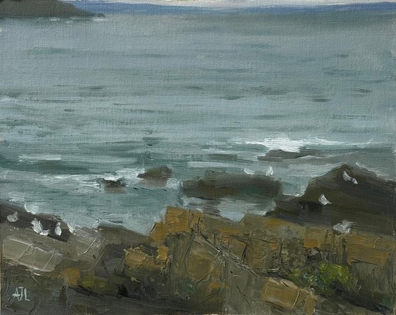 Waves at Bracelet Bay, Mumbles