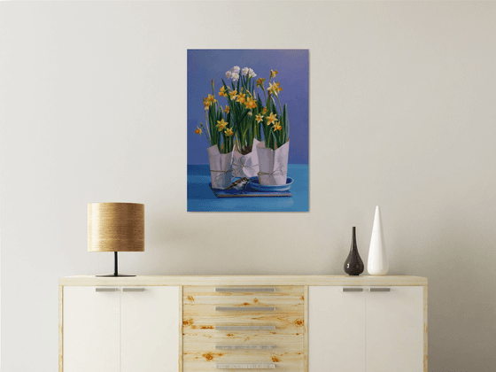 "Still life with daffodils"