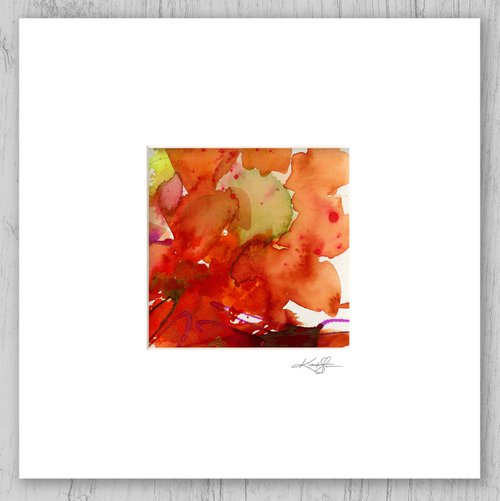 Abstract Floral 2020-73 - Flower Painting by Kathy Morton Stanion by Kathy Morton Stanion
