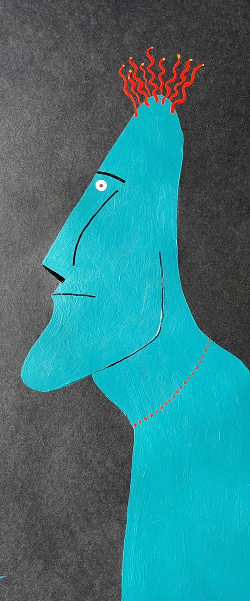 Moai by Cadiou Frederic