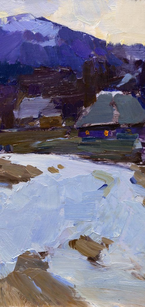 Evening. Early spring by Aleksandr Kryushyn