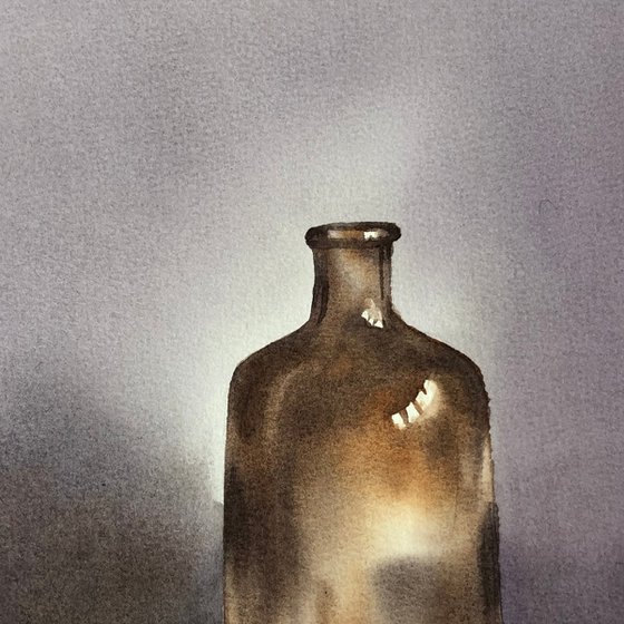 Glass and feather