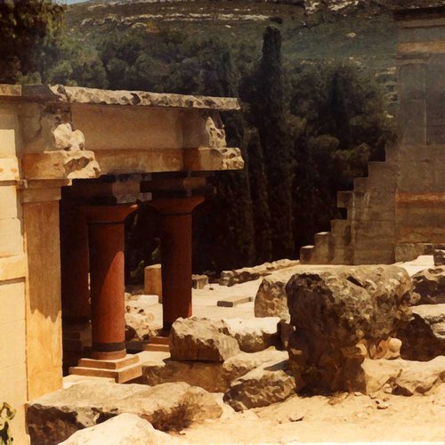 Knossos, Crete by Kenneth Hay