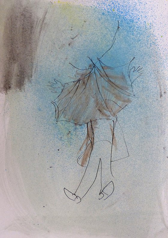 Umbrella 21-2, 21x29 cm