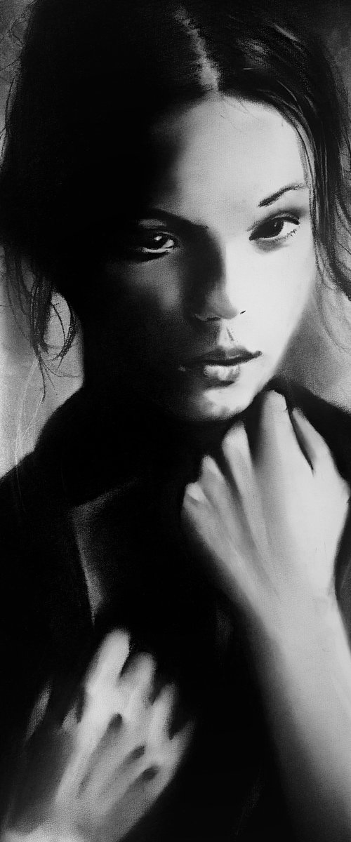 Half of Me in Shadow by Denny Stoekenbroek