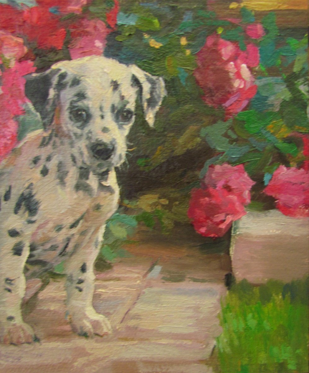 Photorealistic Oil Painting , In Flowers By Viktoriia Pidvarchan, 12 X 7, Artwork For Sale On Artfinder