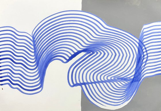 Waves at dusk