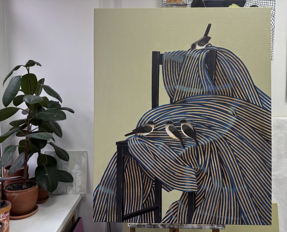 In the couturier's workshop