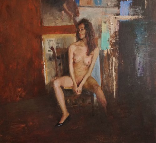 Julya in studio by Manuel Leonardi