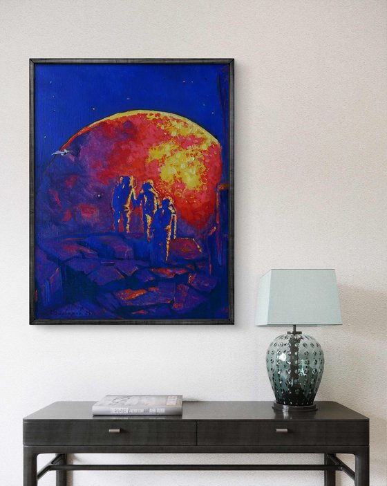 Red Ball in Space