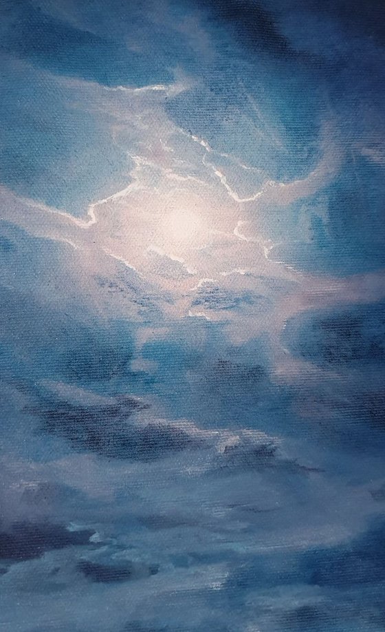 "Moonlit Seascape" Special Price!!!