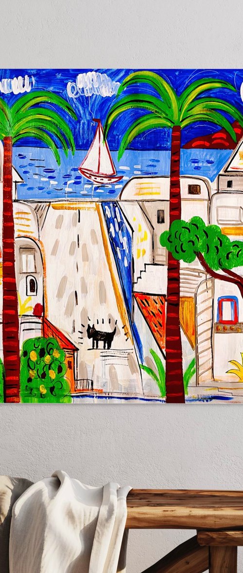 Blue Days in Tangier by Mercedes Lagunas