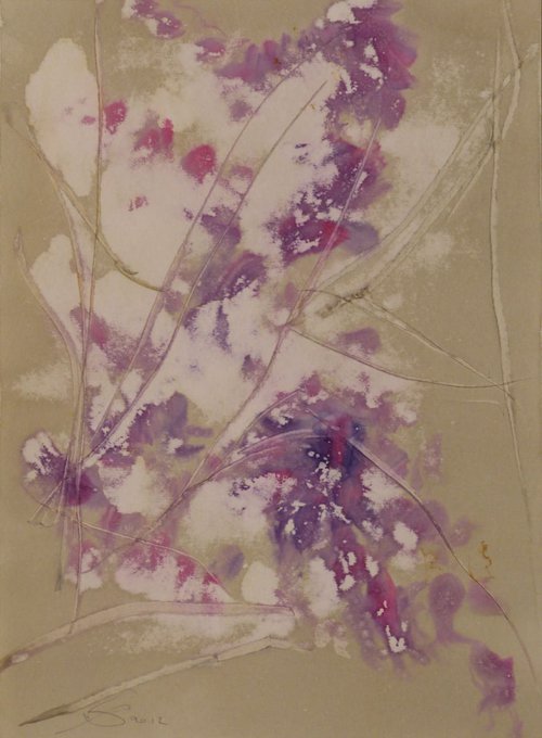 Etude in Soft Colours #1, Ink on Paper 41x29 cm by Frederic Belaubre