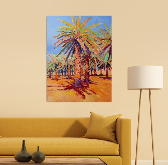 Date Palms in the Desert