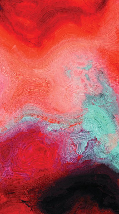 Abstracto atardecer 2 by Javier Diaz