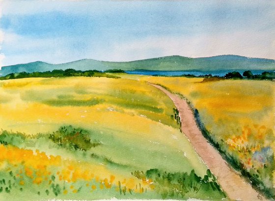 Impressionist Summer Meadow