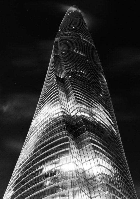 Shanghai Centre Tower, Shanghai, China [Framed; also available unframed]
