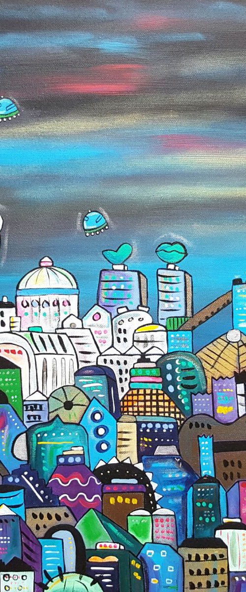 Pretty London at night by Maria Luisa  Azzini