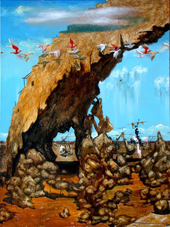 The Gate of Dreams. (1 part of triptych)