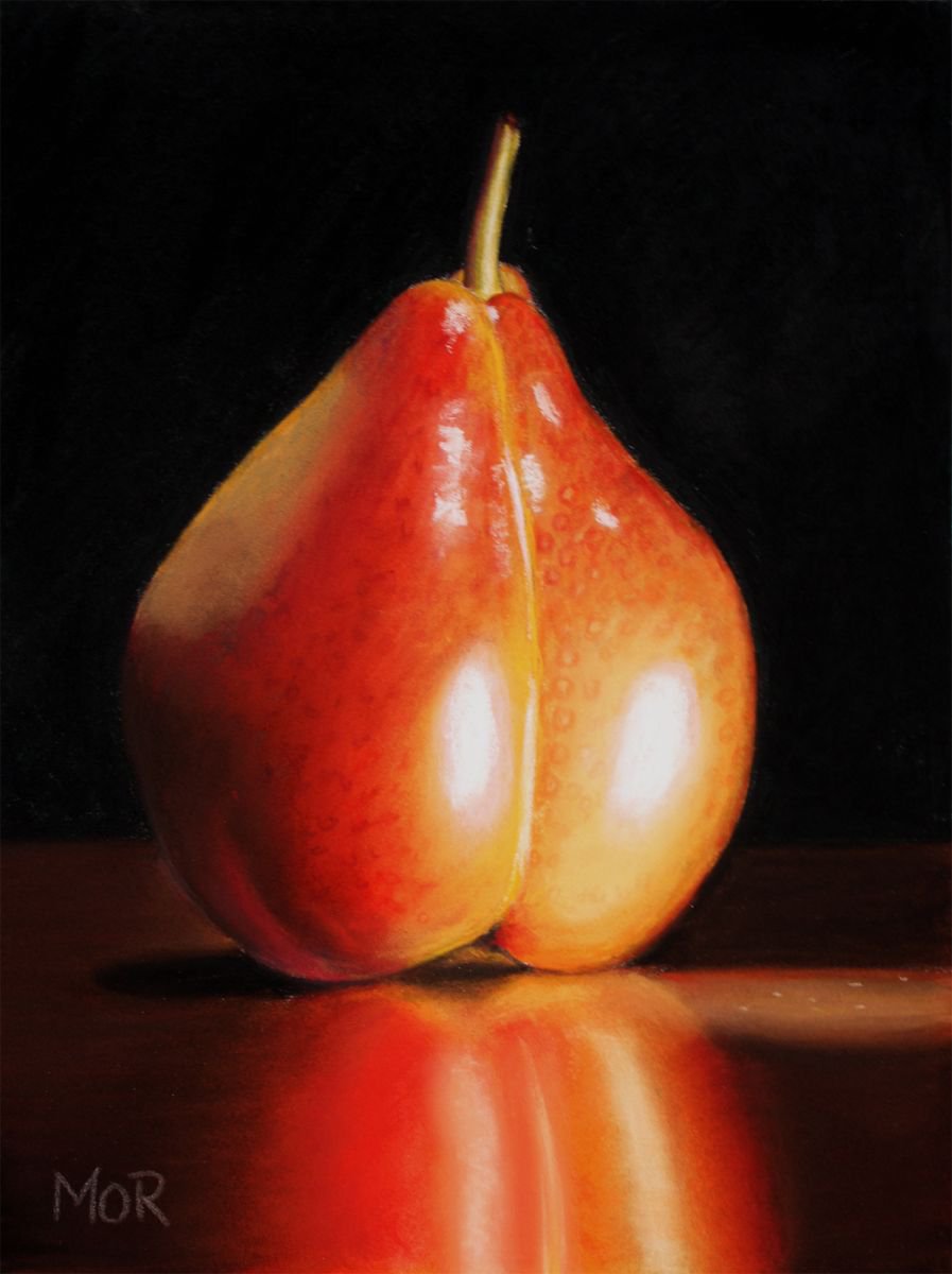 Red Pear by Dietrich Moravec