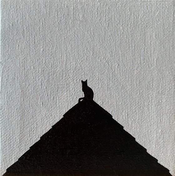 Cat On The Roof