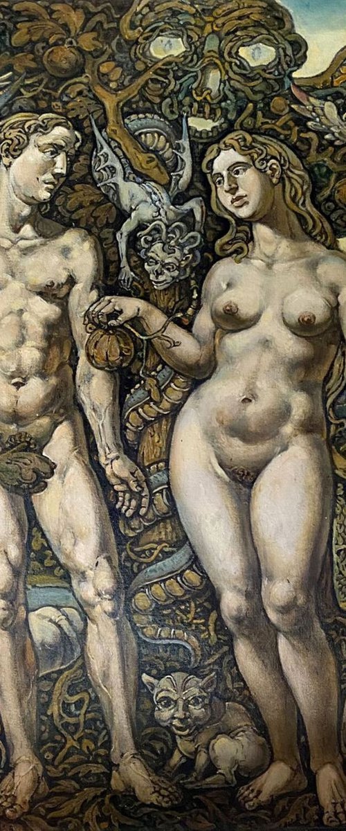 Adam and Eve by Oleg and Alexander Litvinov