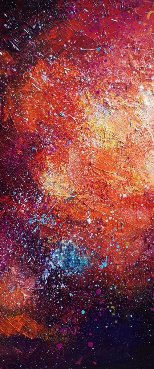 Hidden message (50x70cm) by Simon Tünde