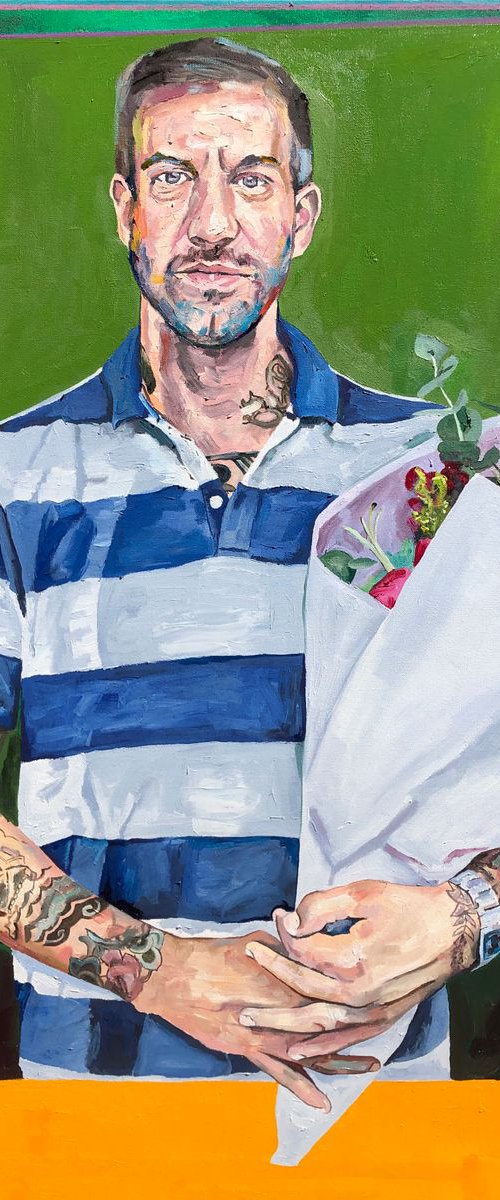 Brian With Bouquet by Jonathan McAfee