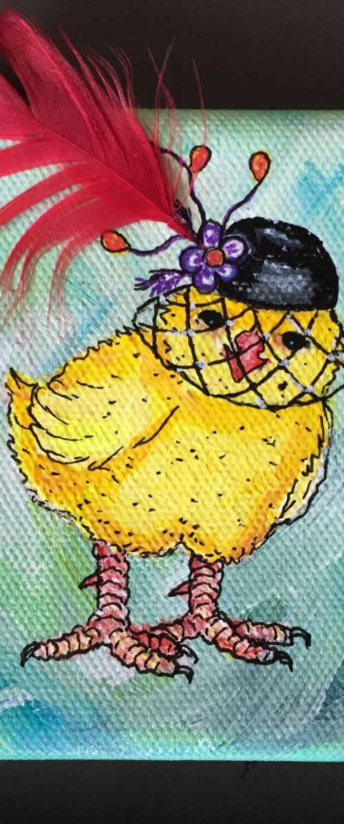 Chick with a voile by Lena Smirnova