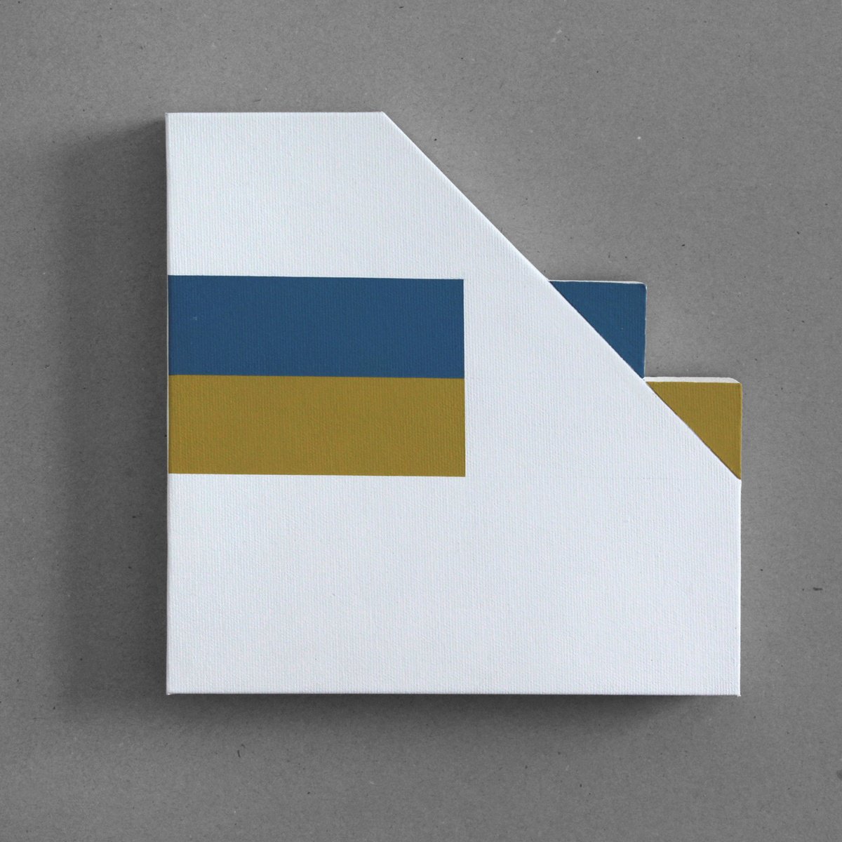 Abstract Acrylic Painting By Martin Singer, 10 X 10", 2Bs-20, Original Artwork