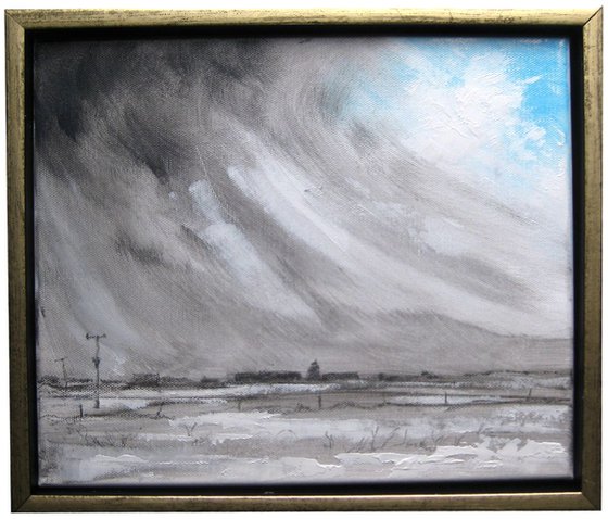 'Snow Shower Over Croft Land'