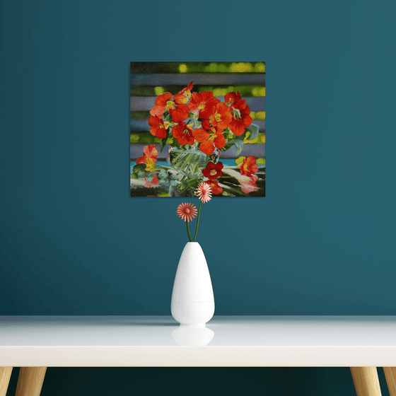 Nasturtium Flower, Sunlight