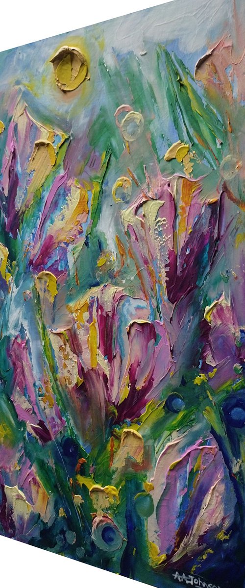 Abstract Tulips by Andrew Alan Johnson