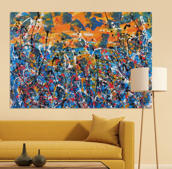 Flowers at sunset by M.Y.