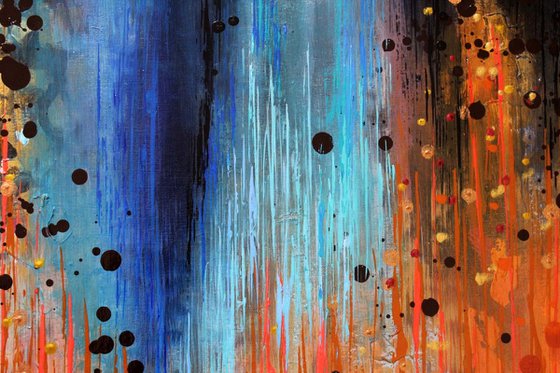 The Unseen - Large original abstract painting