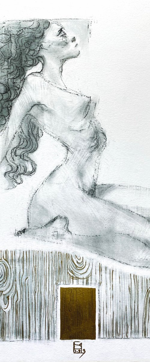 Female figure sketch #5 by Sofia Moklyak