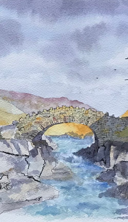 Stockley Pack Horse Bridge in the Lake District by Brian Tucker