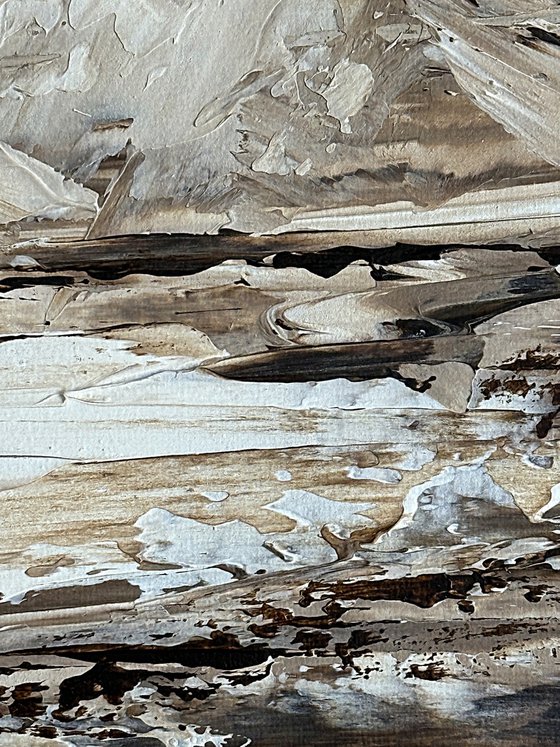 Textured Peaks in Earth Tones