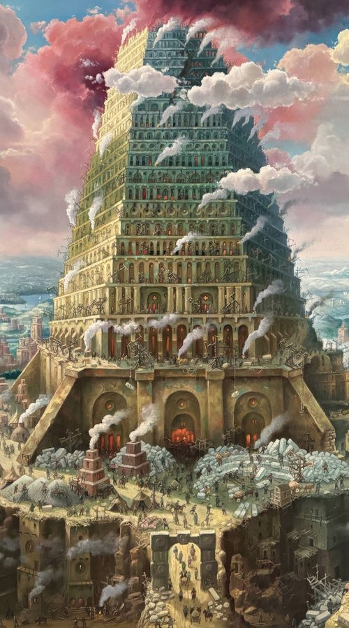 Tower of Babel. by Alexander Mikhalchyk