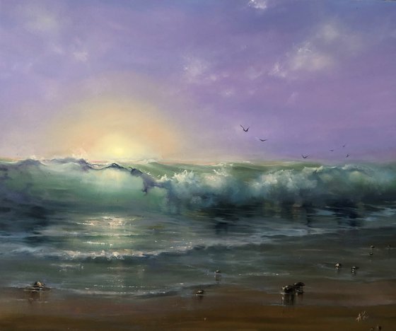 Sunrise Stalkers - ocean waves