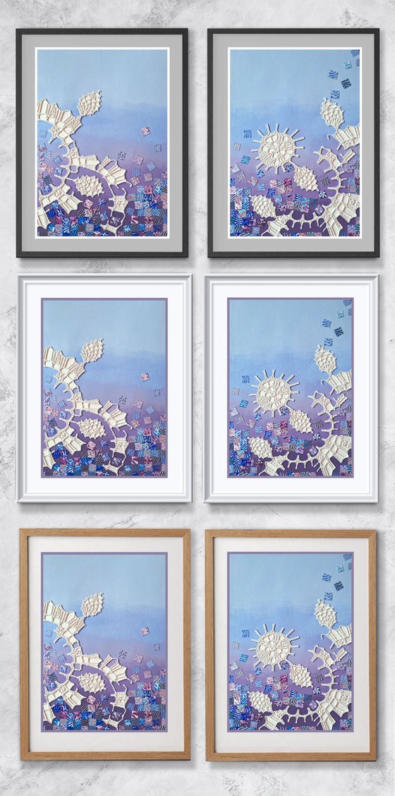 Coral Gardens, set of 2