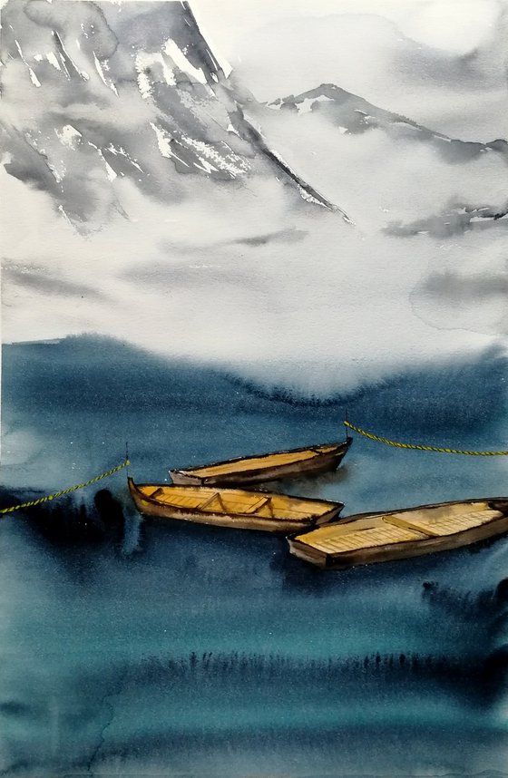 Boat painting