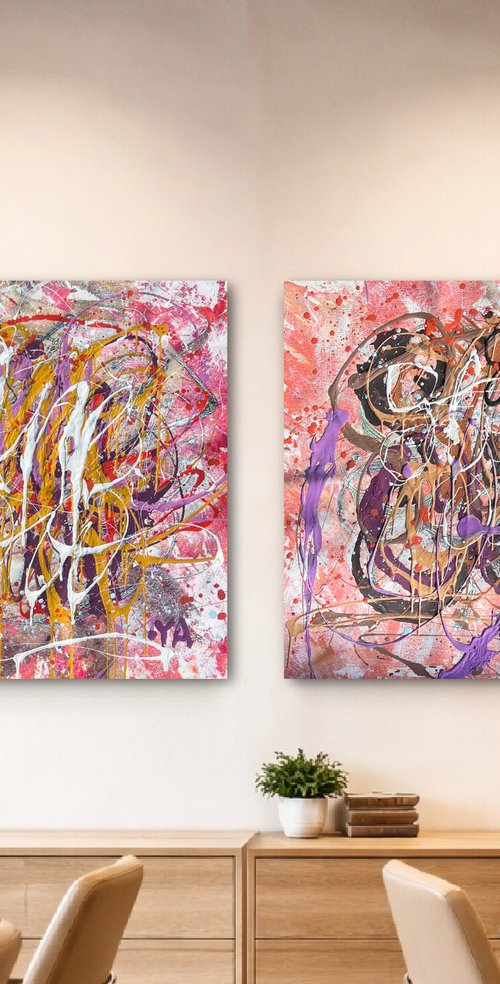 Hotel solution - Diptych by Bogdana Antoniuk