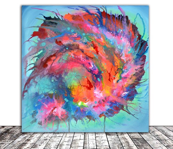 Abstract Medusa - Large Abstract Painting