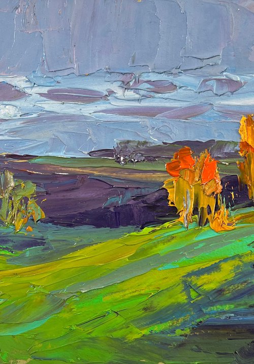 When the Evening Sun Gilded the Silence by Boris Serdyuk