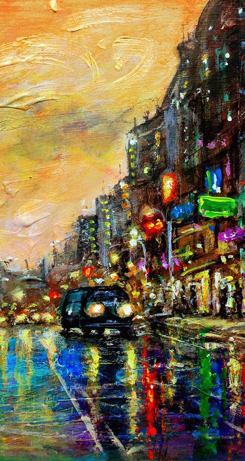 Dusky street by Vishalandra Dakur