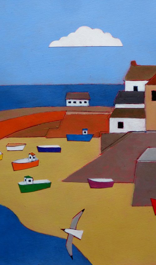 "Coverack harbour" by Tim Treagust