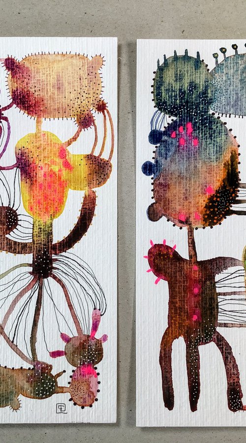 DEUX ABSTRAITS#5 by Eva Fialka